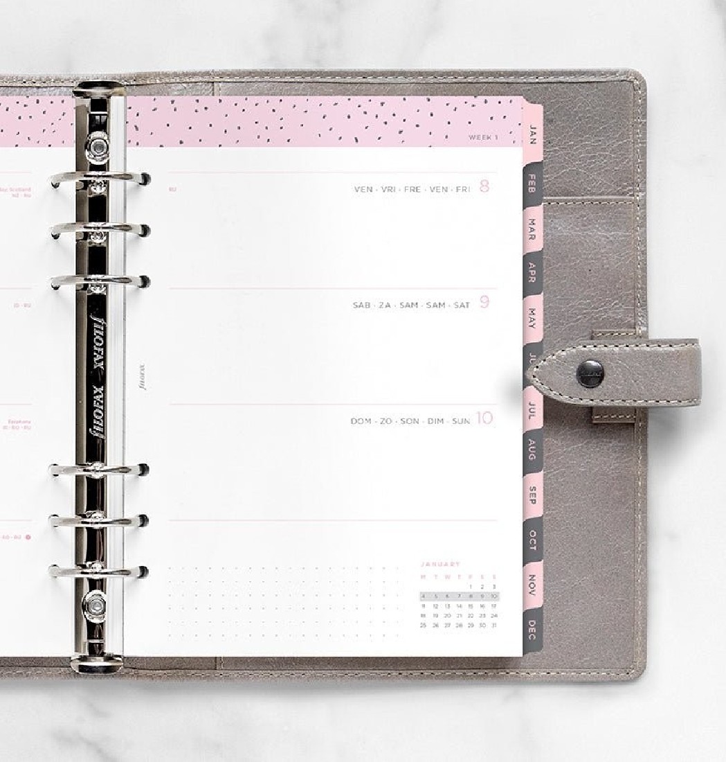 Refill A5 2027 Confetti Week on Two Pages 27-68591 Filofax