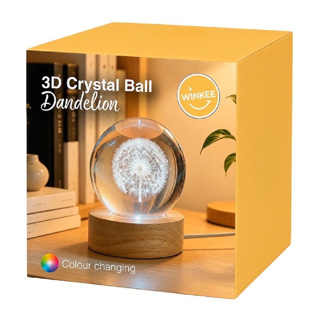 3D Κρυσταλλική Μπάλα Κλέφτης Dandelion 18923 Winkee