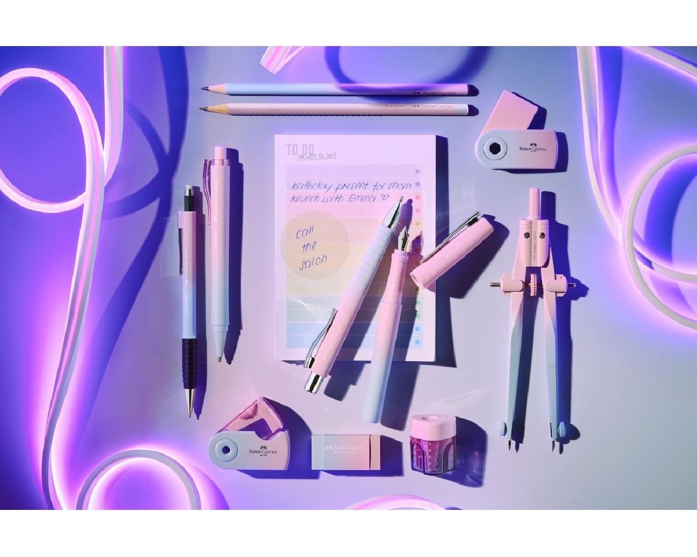 Faber Castell poly pen blushing sky, 241017 fountain pen
