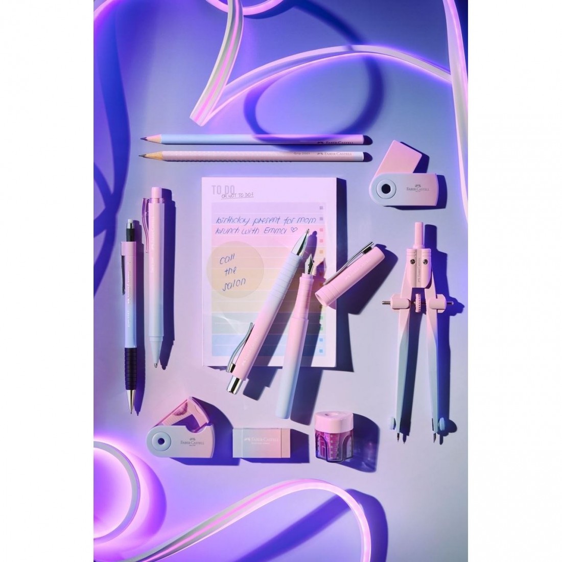 Faber Castell poly pen blushing sky, 241017 fountain pen