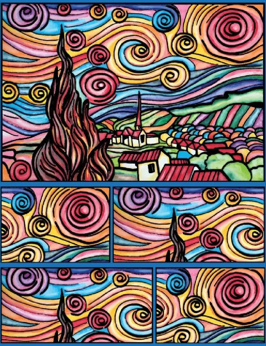 Σετ ζωγραφικής κουτί οργάνωσης Van Gogh 880410 Color Velvet