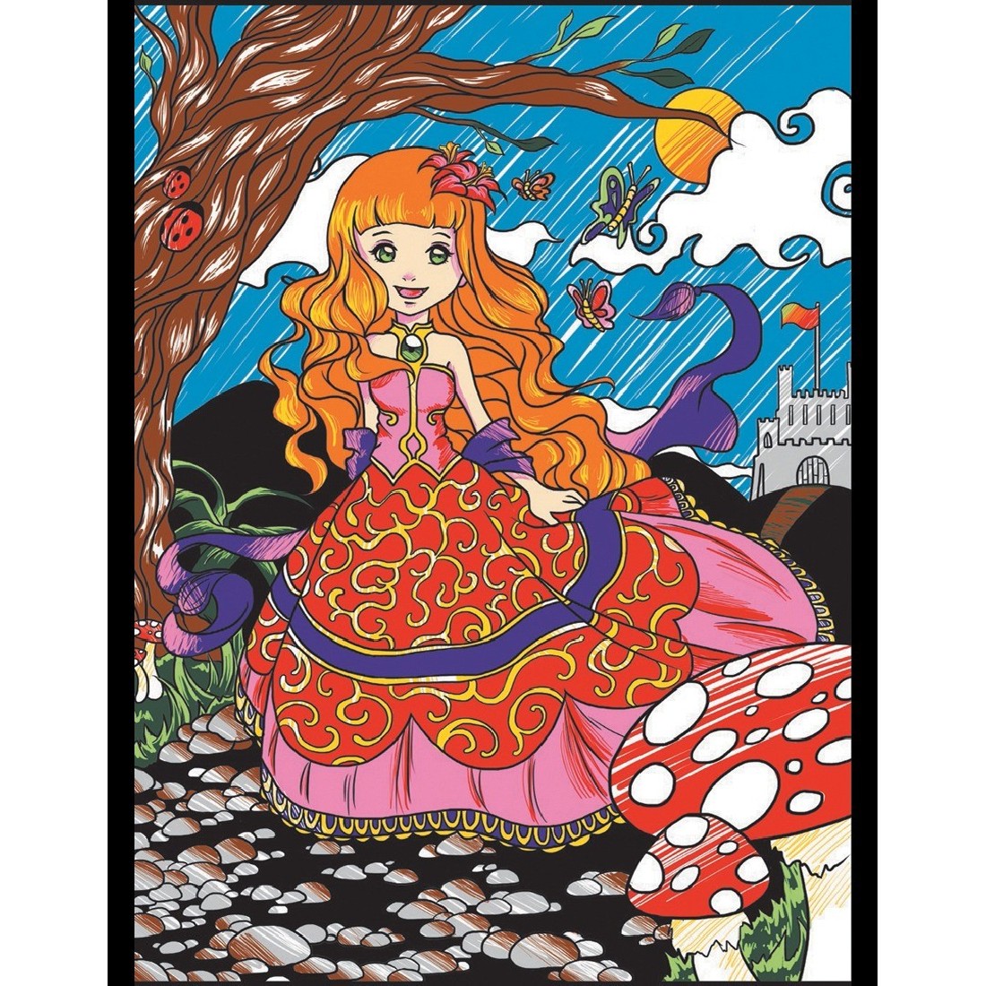 Σετ Μικρός Πίνακας Ζωγραφικής Princess 822247 Color Velvet