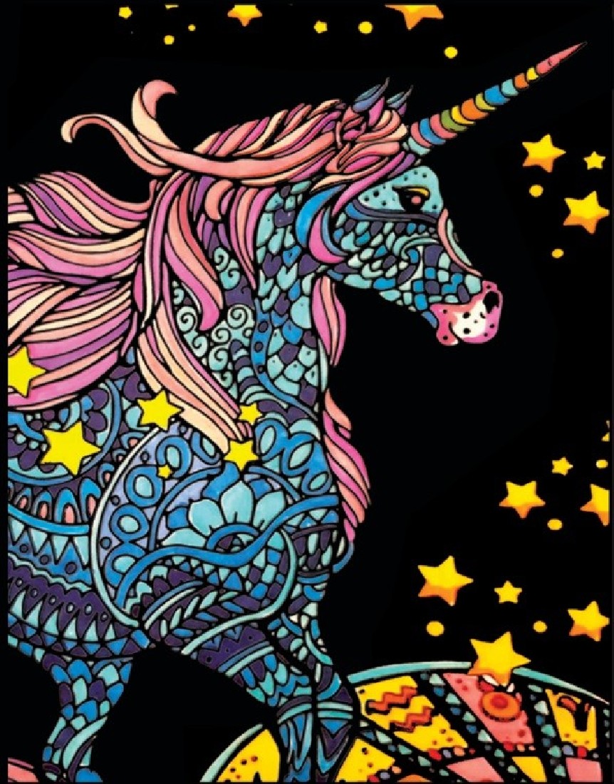 Σετ Μικρός Πίνακας Ζωγραφικής Unicorn 802008 Color Velvet