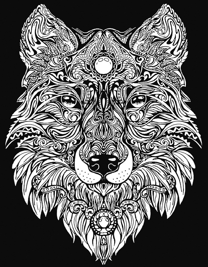 Σετ Μικρός Πίνακας Ζωγραφικής The Wolf 822239 Color Velvet