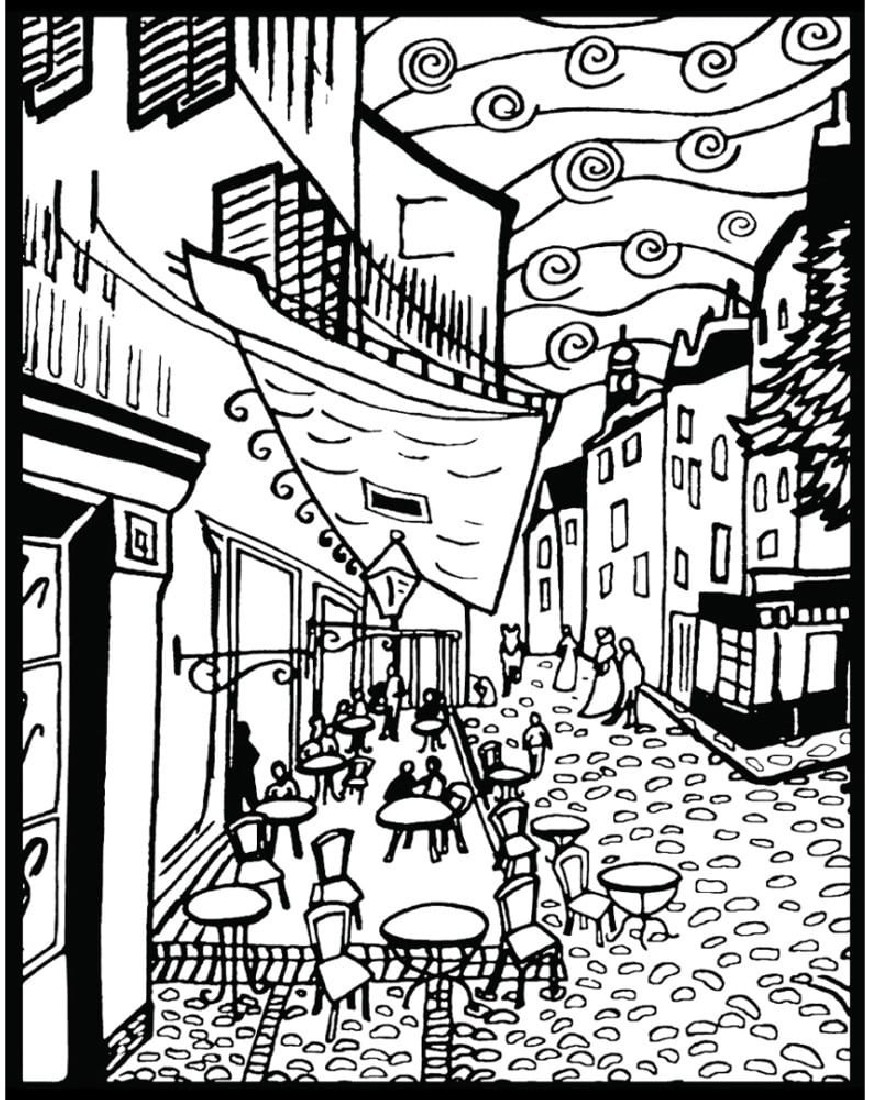 Σετ πίνακας ζωγραφικής Cafe De Nuit 800100 Color Velvet