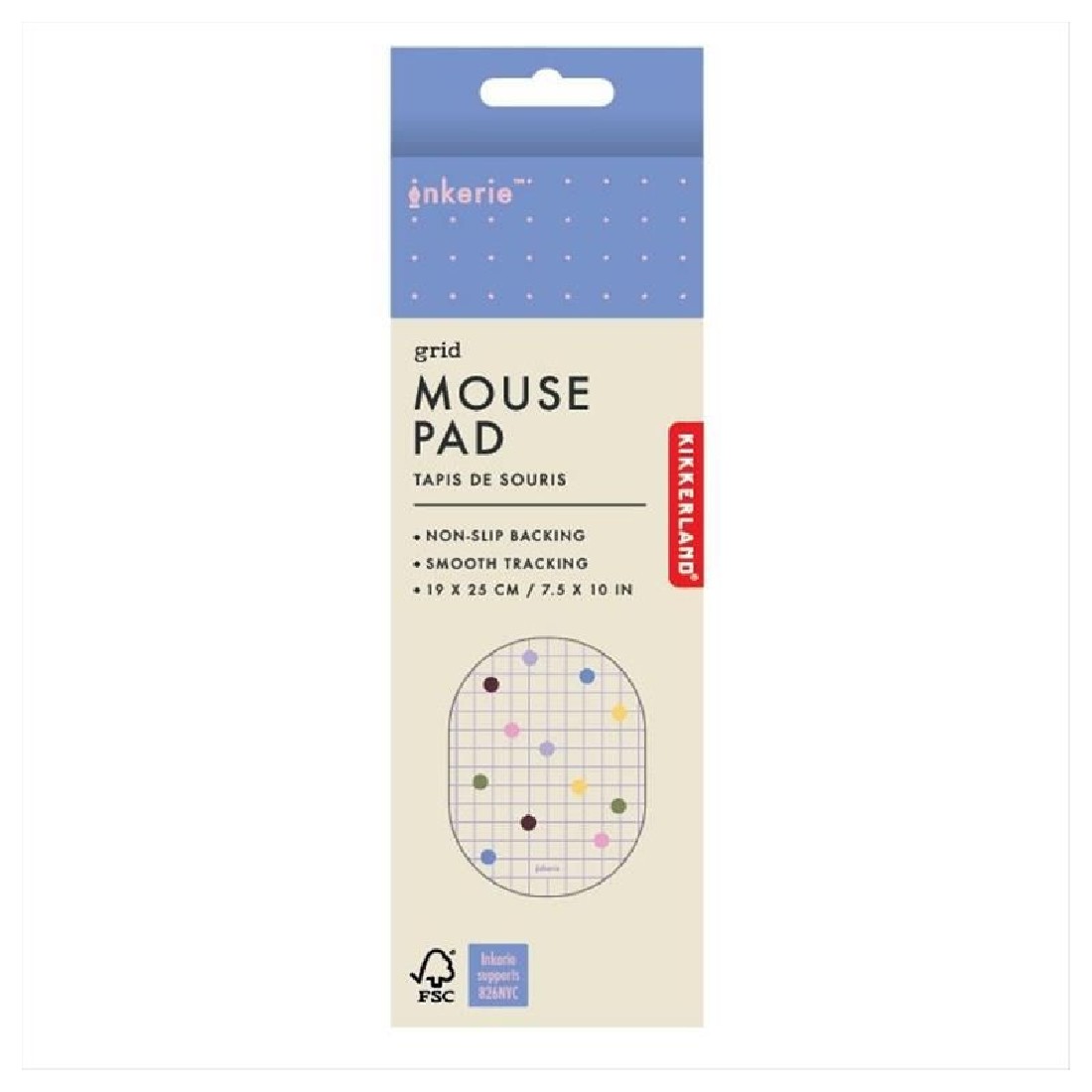 Inkerie Mouse Pad Πουά INK59 Kikkerland