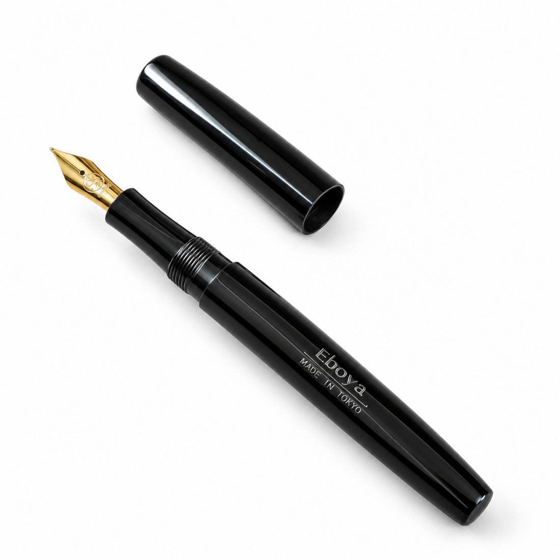 Eboya Hakobune S size Black 14k fountain pen