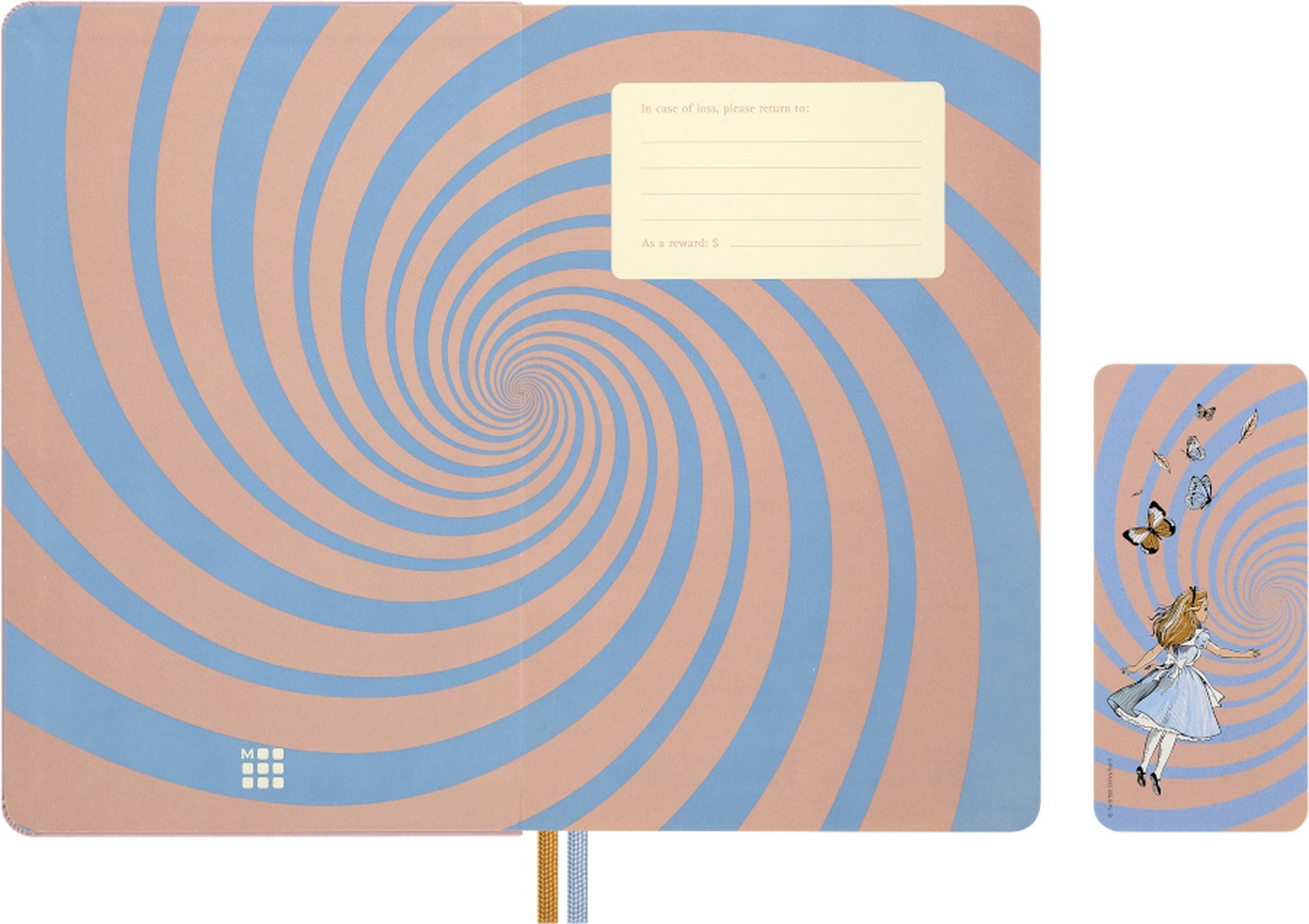 Moleskine Alice Adventures in Wonderland Planner 2027, Weekly, hard cover, 12-Month, large