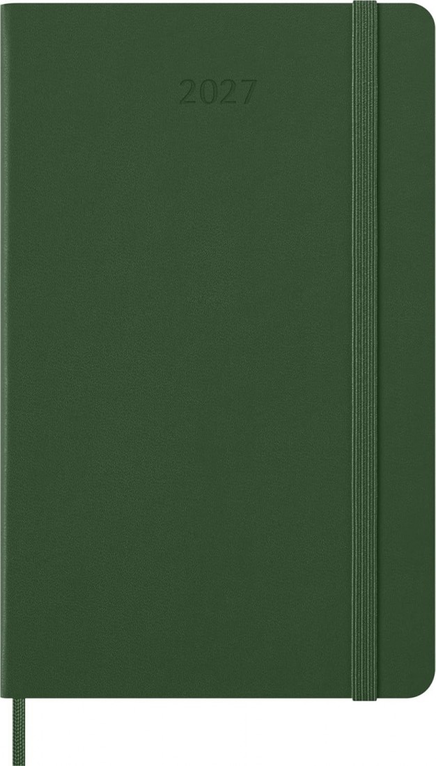 Moleskine Classic Planner 2027 Large 13x21cm, Daily, hard cover, 12 months, Myrtile Green