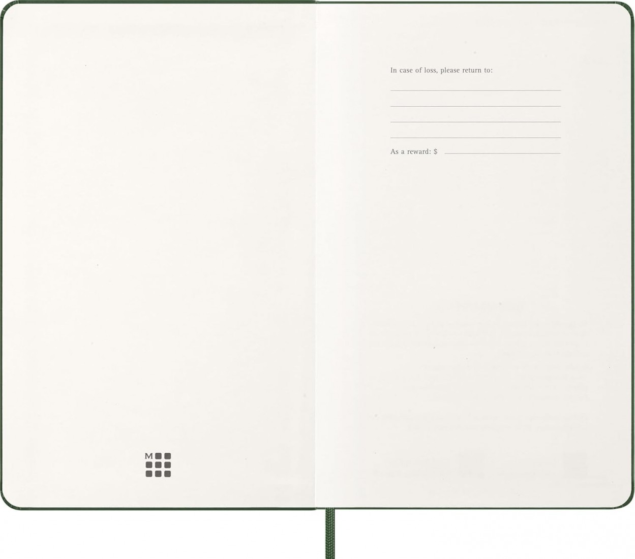 Moleskine Classic Planner 2027 Large 13x21cm, Daily, hard cover, 12 months, Myrtile Green
