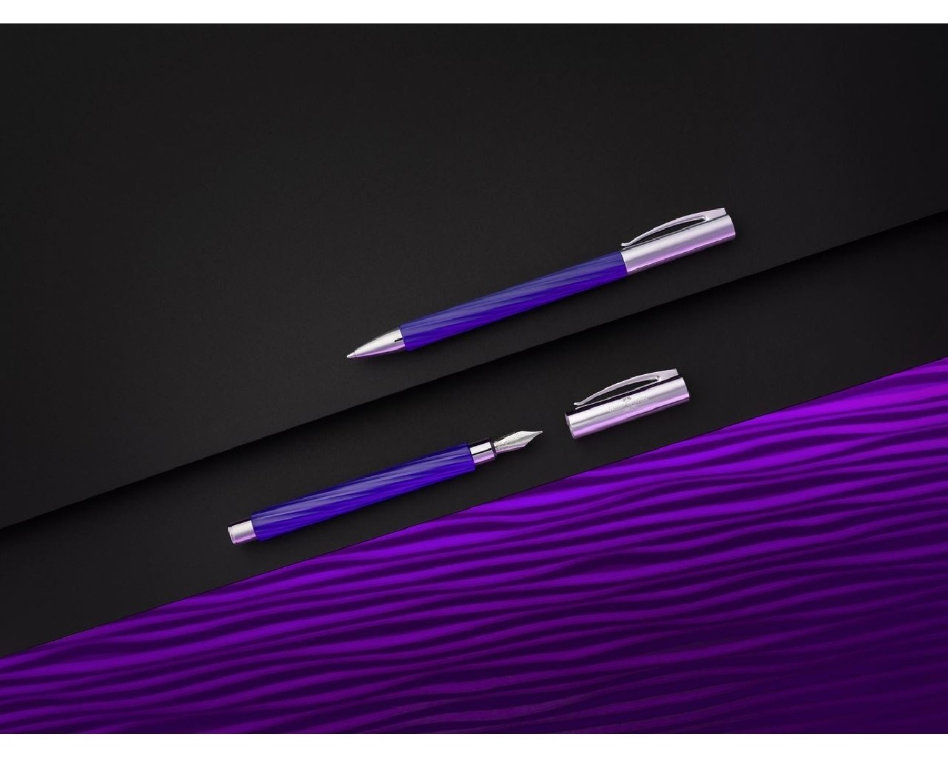 Faber Castell Ambition midnight mauve ballpen 147785