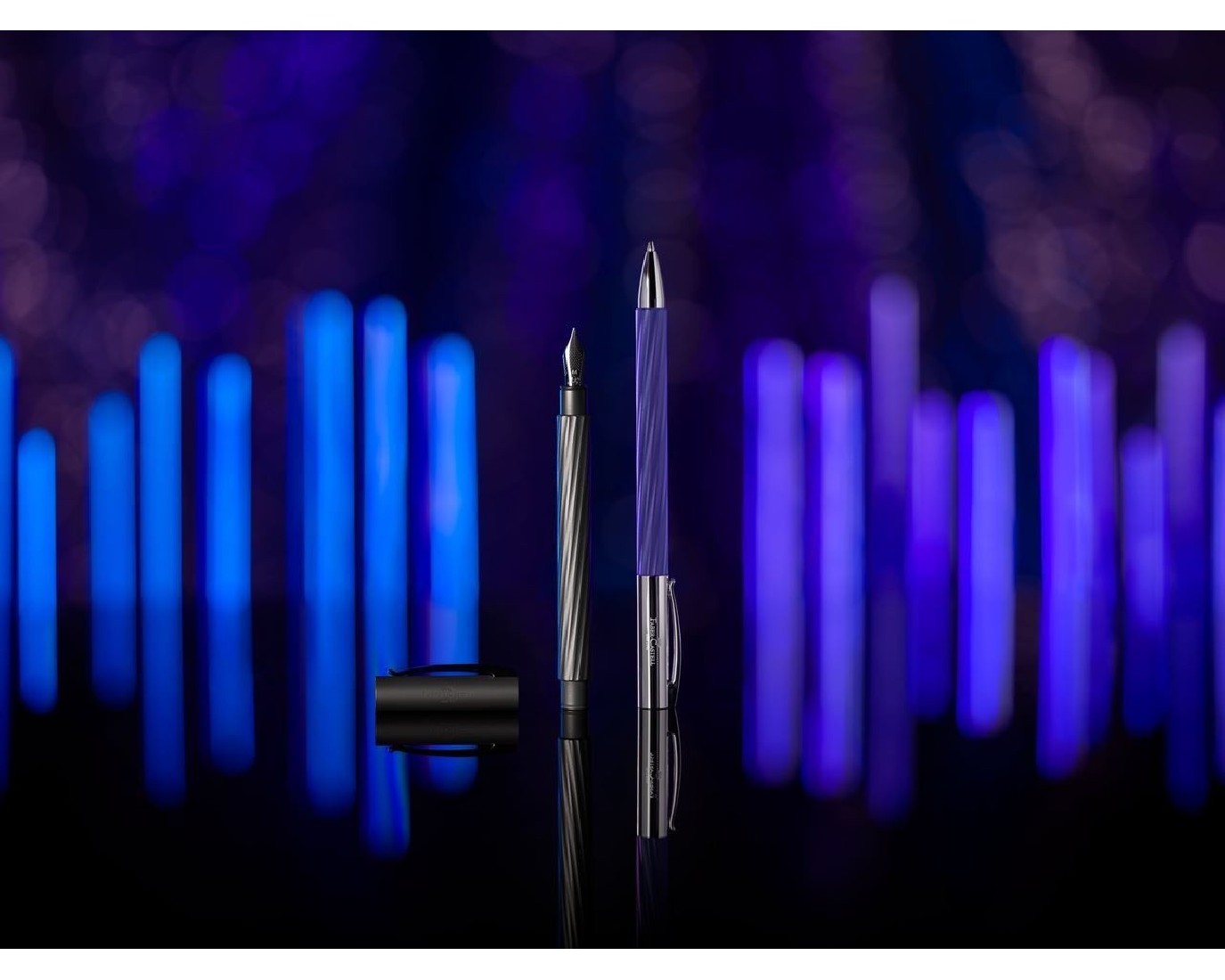 Faber Castell Ambition midnight mauve ballpen 147785