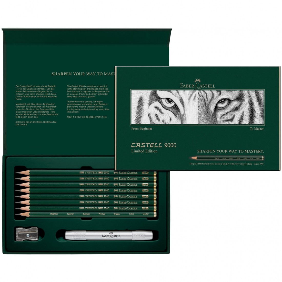 Faber Castell 9000 Beginner to Master Gift Set 119067 limited edition