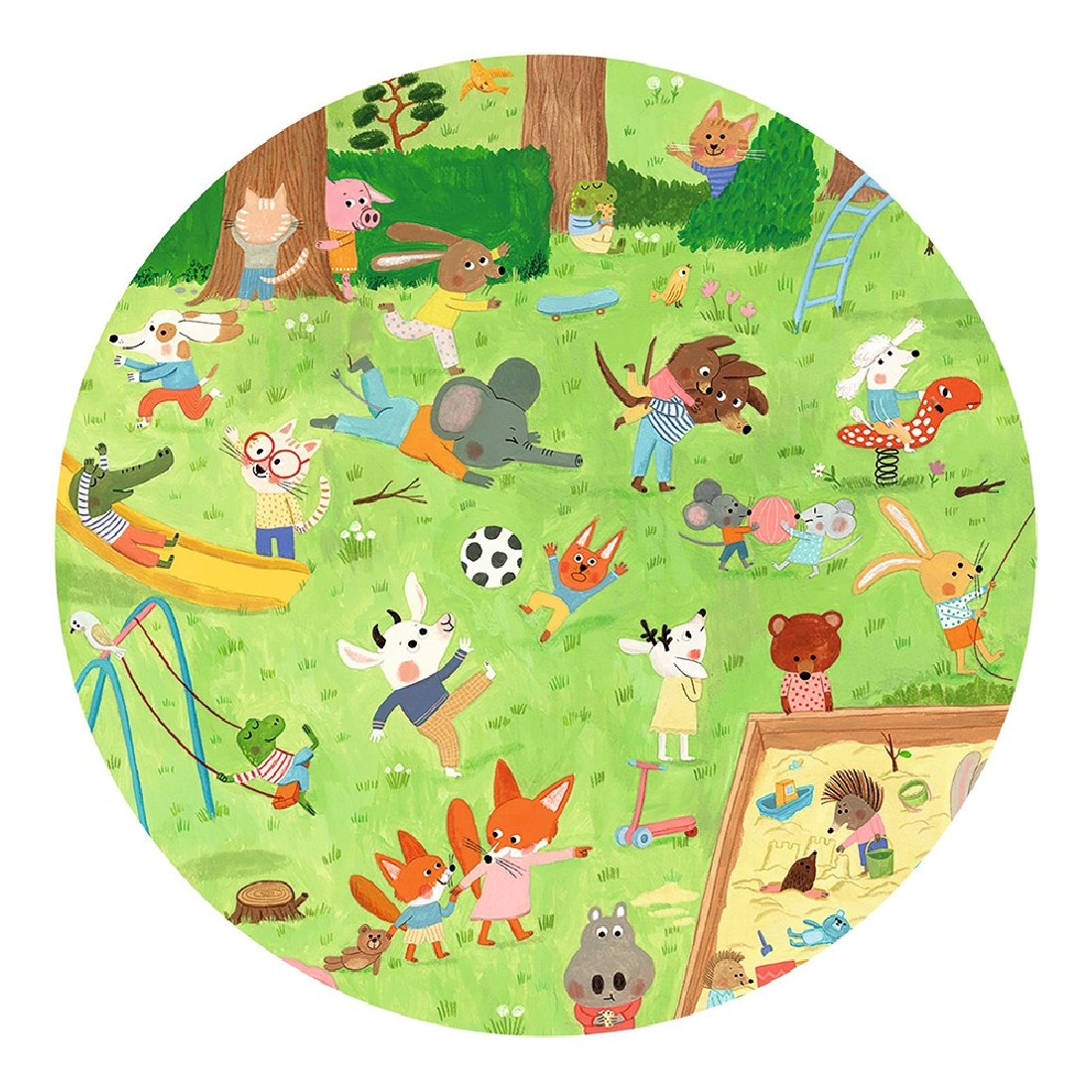Puzzle Παρατήρησης 35 τεμ. Ζωάκια στον Κήπο 07596 Djeco