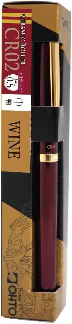 Ohto ceramic roller 0,5mm, gold parts model Wine CR02-05-GWI