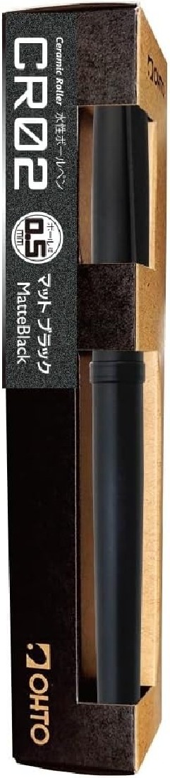 Ohto ceramic roller CR02  0,5mm, matte black  CR02-05-MBK