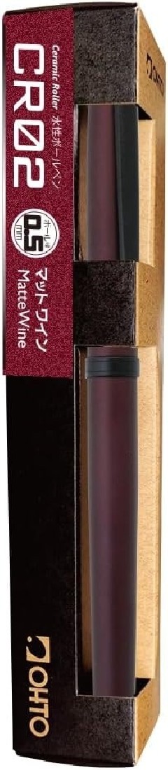 Ohto CR02 ceramic roller 0,5mm, Matte Wine, CR02-05-MWI