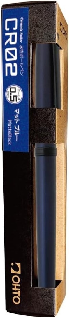 Ohto CR02 ceramic roller 0,5mm, Matte Blue, CR02-05-MBL