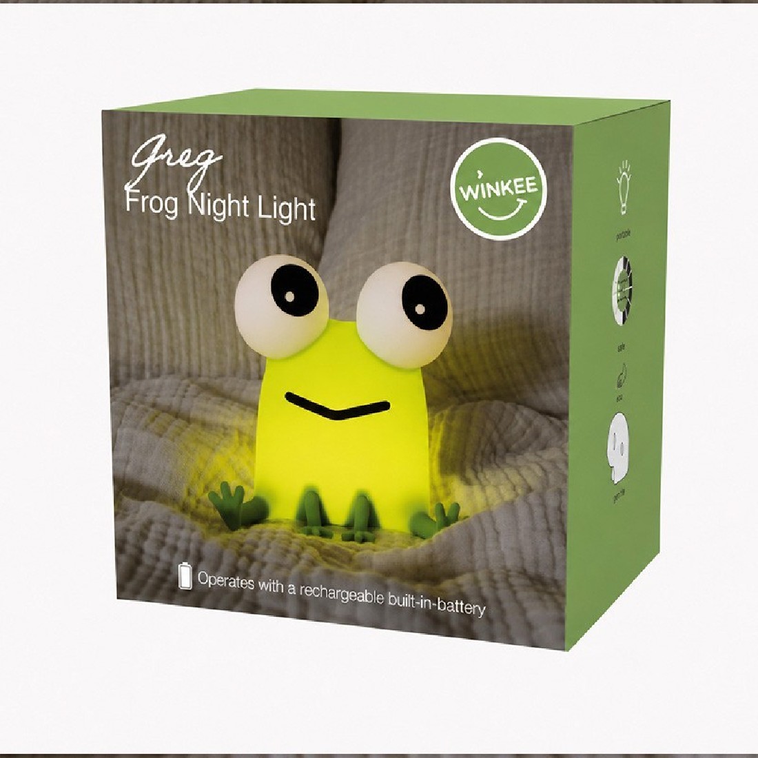 Φωτάκι Νυκτός Βάτραχος Frog Greg 18934 Winkee