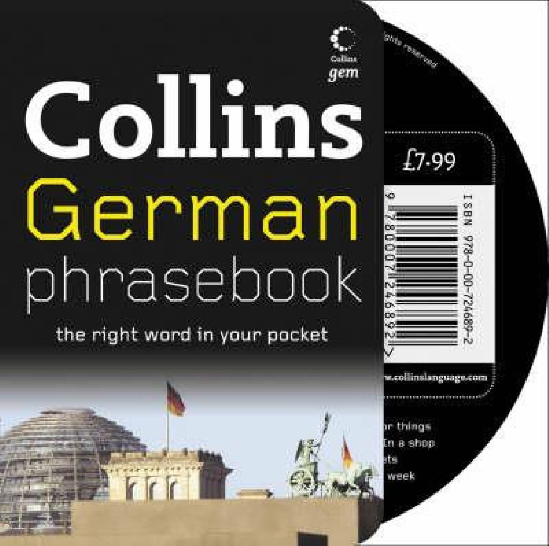 COLLINS GEM : GERMAN PHRASEBOOK CD PACK (+ CD) PB