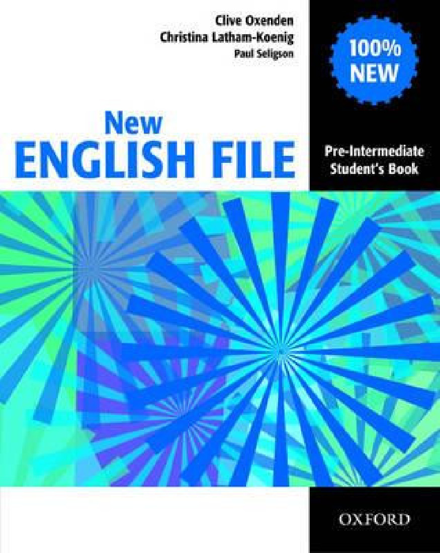 NEW ENGLISH FILE PRE-INTERMEDIATE BOOK