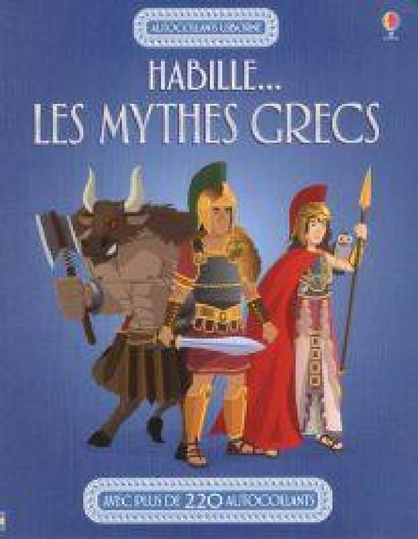 HABILLE... LES MYTHES GRECS - AUTOCOLLANTS  BROCHE