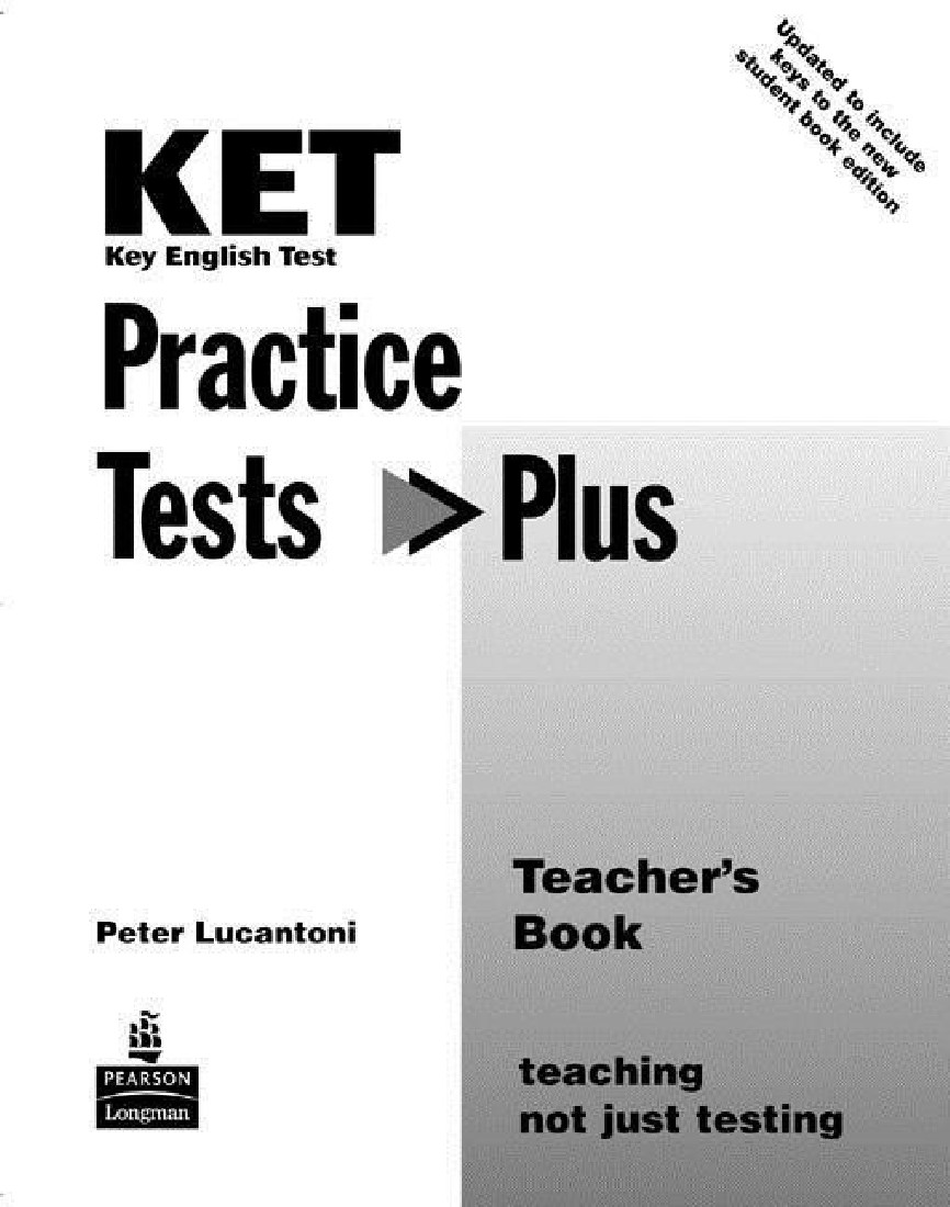 KET PRACTICE TESTS PLUS TEACHERS N/E