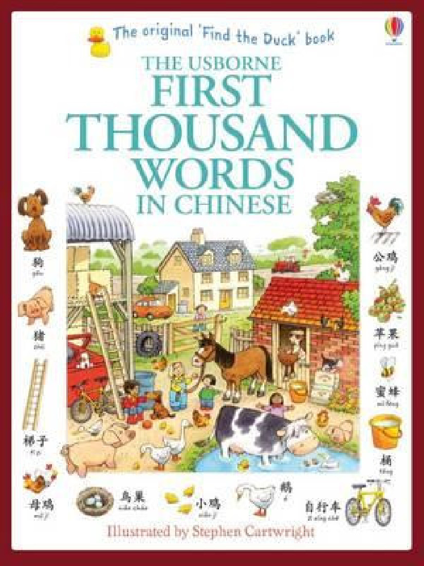 USBORNE : FIRST THOUSAND WORDS IN CHINESE  PB