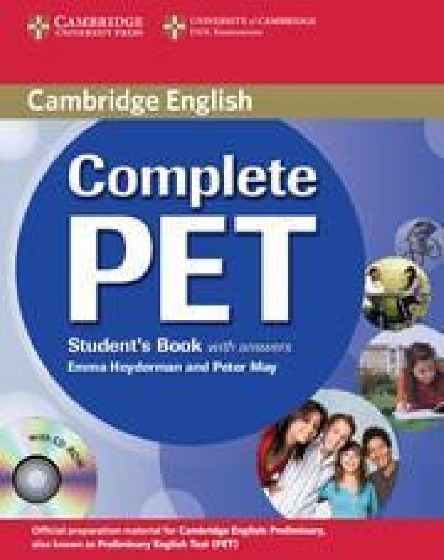 COMPLETE PET STUDENTS BOOK (WITH ANSWERS +CD-ROM)