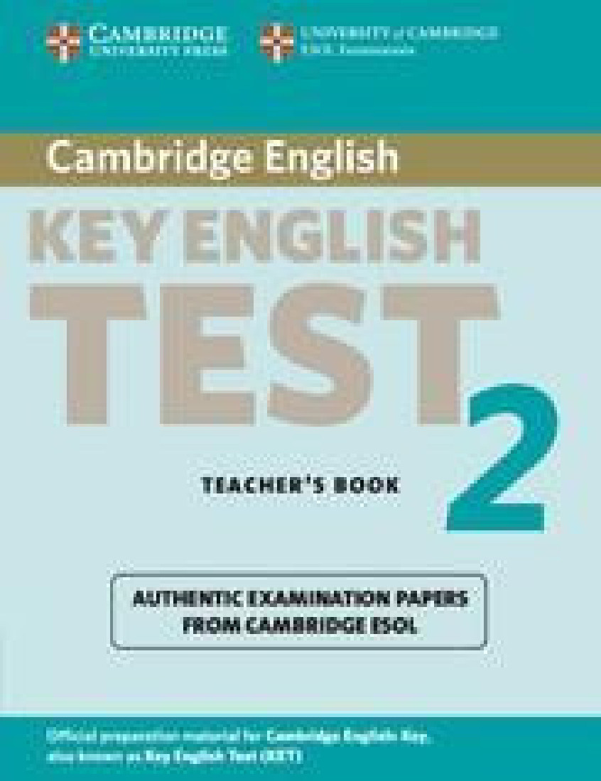 KET 2 PRACTICE TESTS TEACHERS 2nd ED.