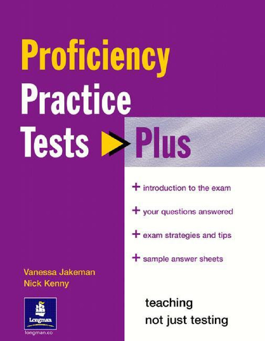 CAMBRIDGE PROFICIENCY PRACTICE TESTS PLUS STUDENTS BOOK