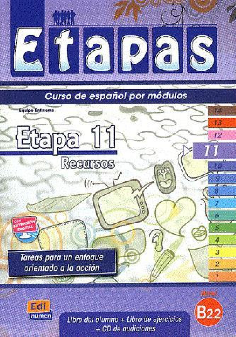 ETAPAS 11 LIBRO DEL ALUMNO+CUADERNO DE EJERCICIOS+CD
