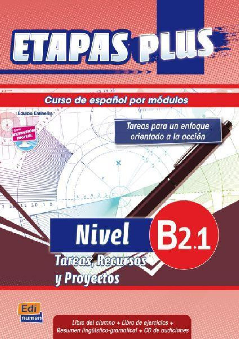 ETAPAS PLUS B2.1 LIBRO DEL ALUMNO+CUADERNO DE EJERCICIOS+CD