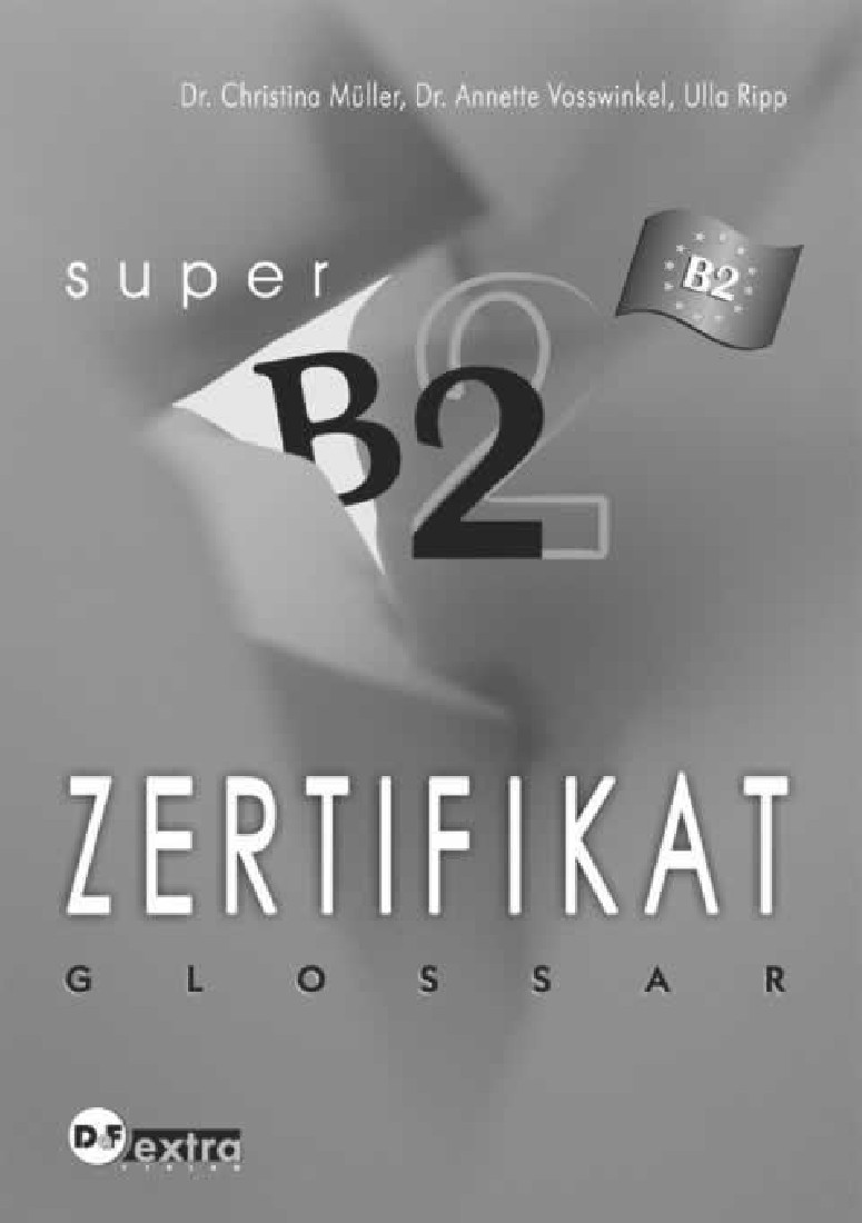 ZERTIFIKAT SUPER B2 GLOSSAR