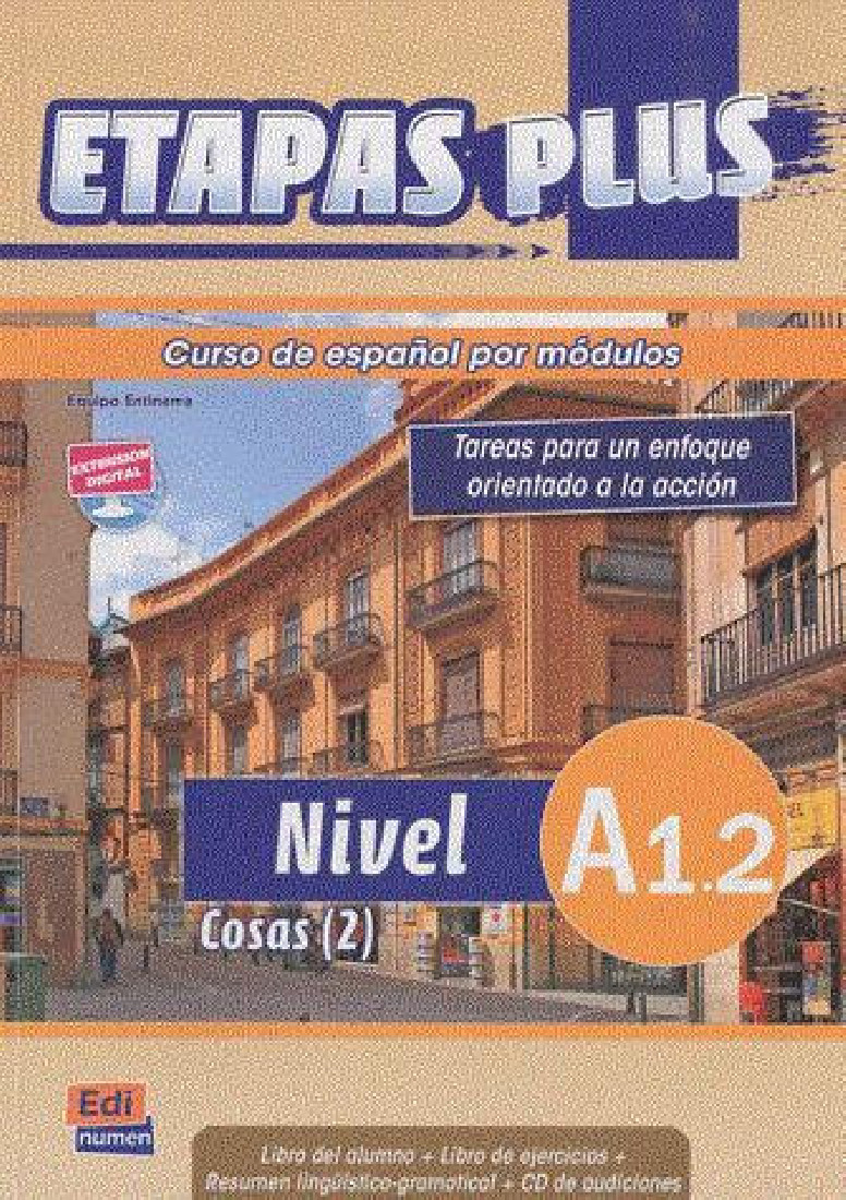 ETAPAS PLUS A1.2 LIBRO DEL ALUMNO+CUADERNO DE EJERCICIOS+CD