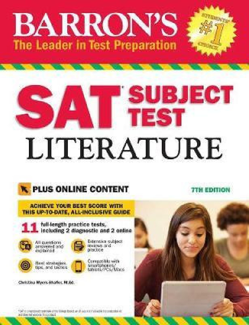 SAT SUBJECT TEST LITERATURE 7TH ED PB