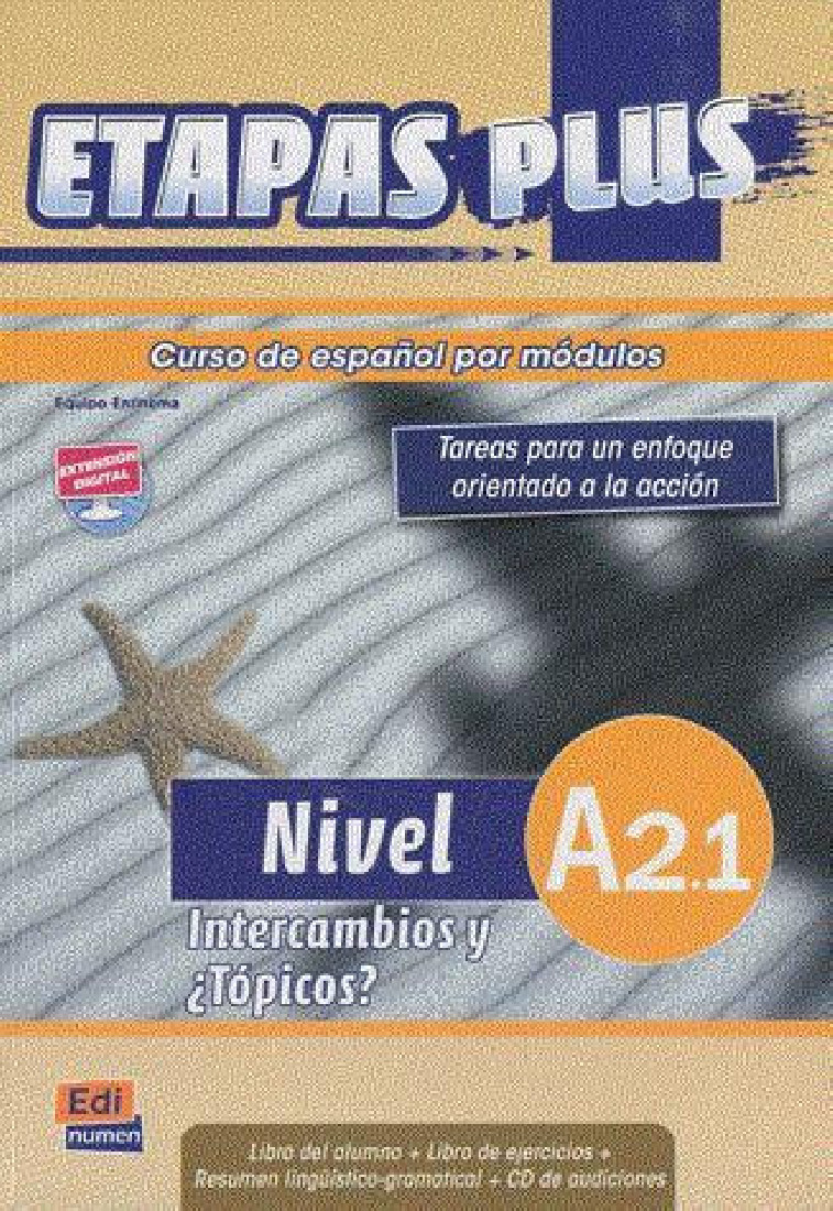 ETAPAS PLUS A2.1 LIBRO DEL ALUMNO+CUADERNO DE EJERCICIOS+CD