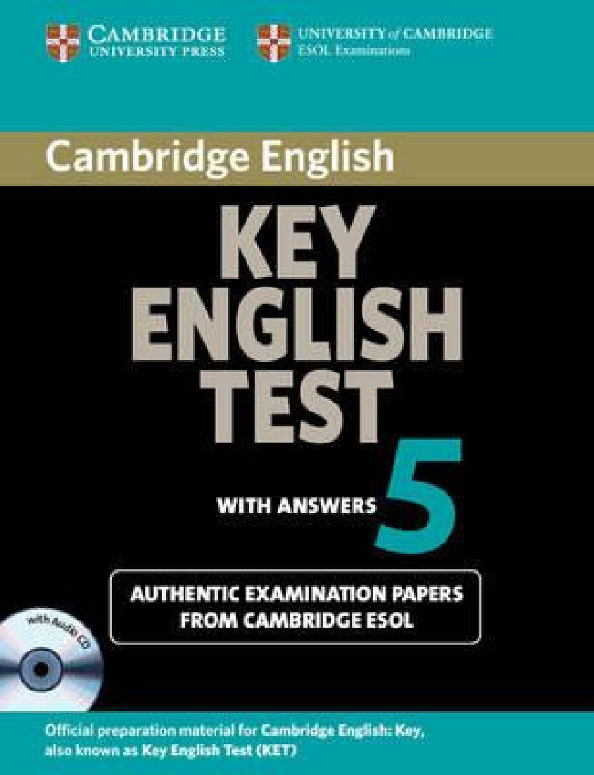 CAMBRIDGE KEY ENGLISH TEST 5 SELF STUDY PACK