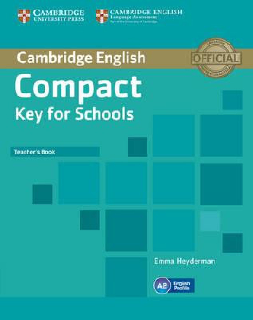 COMPACT KEY ENGLISH TEST KET FOR SCHOOLS TEACHERS BOOK