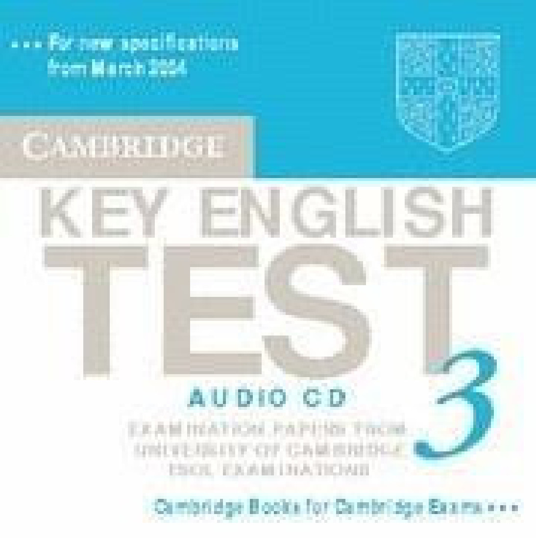KET 3 PRACTICE TESTS CD