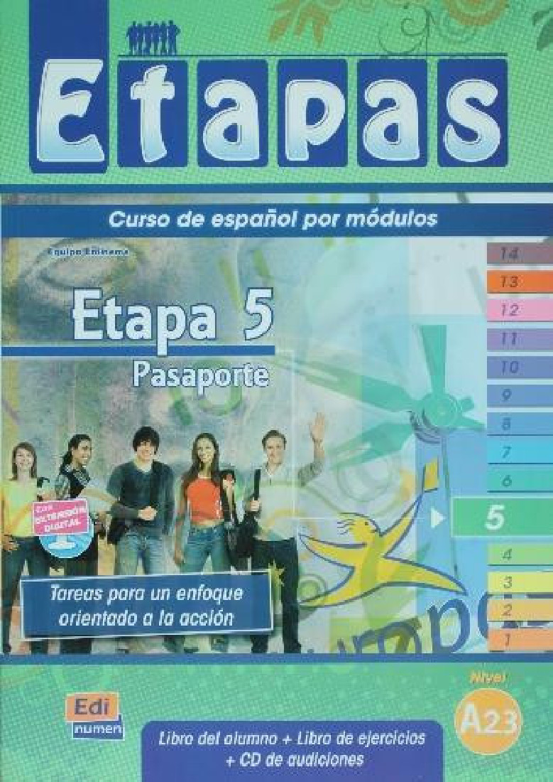 ETAPAS 5 LIBRO DEL ALUMNO+CUADERNO DE EJERCICIOS+CD