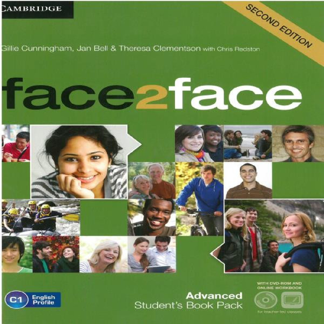 FACE2FACE 2ND EDITION ADVANCED STUDENTS BOOK (+DVD+ONLINE WORKBOOK)