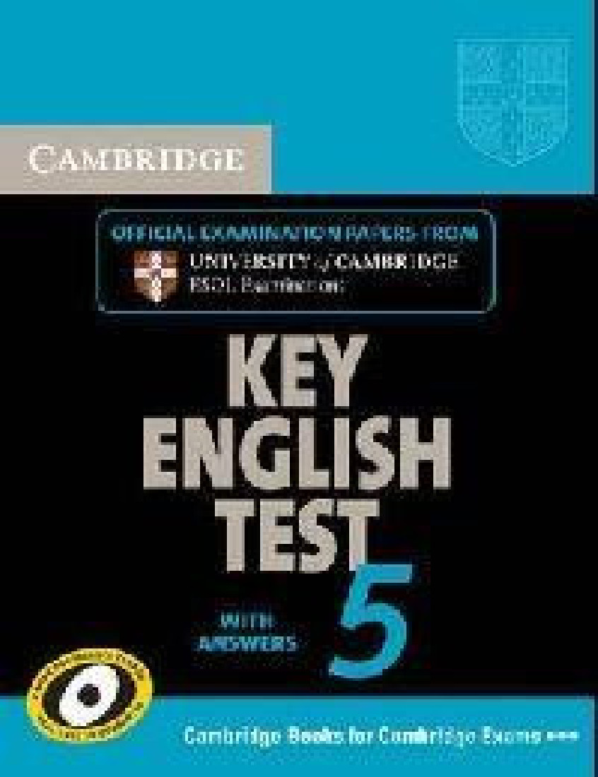 KET 5 PRACTICE TESTS STUDENTS BOOK WITH ANSWERS
